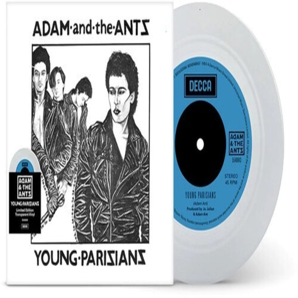 Adam & the Ants - Young Parisians - Limited Clear 7-Inch - [Vinyl]