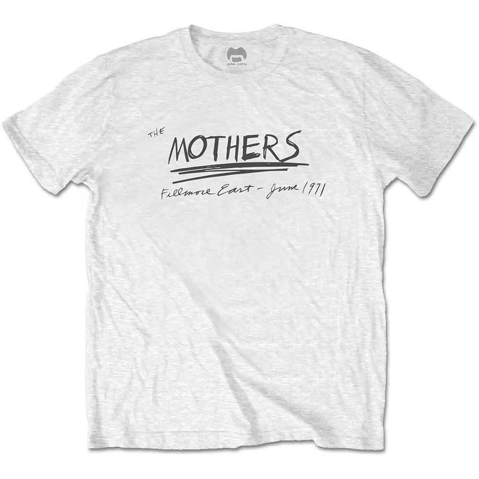 Frank Zappa Unisex T-Shirt: Filmore East (White)