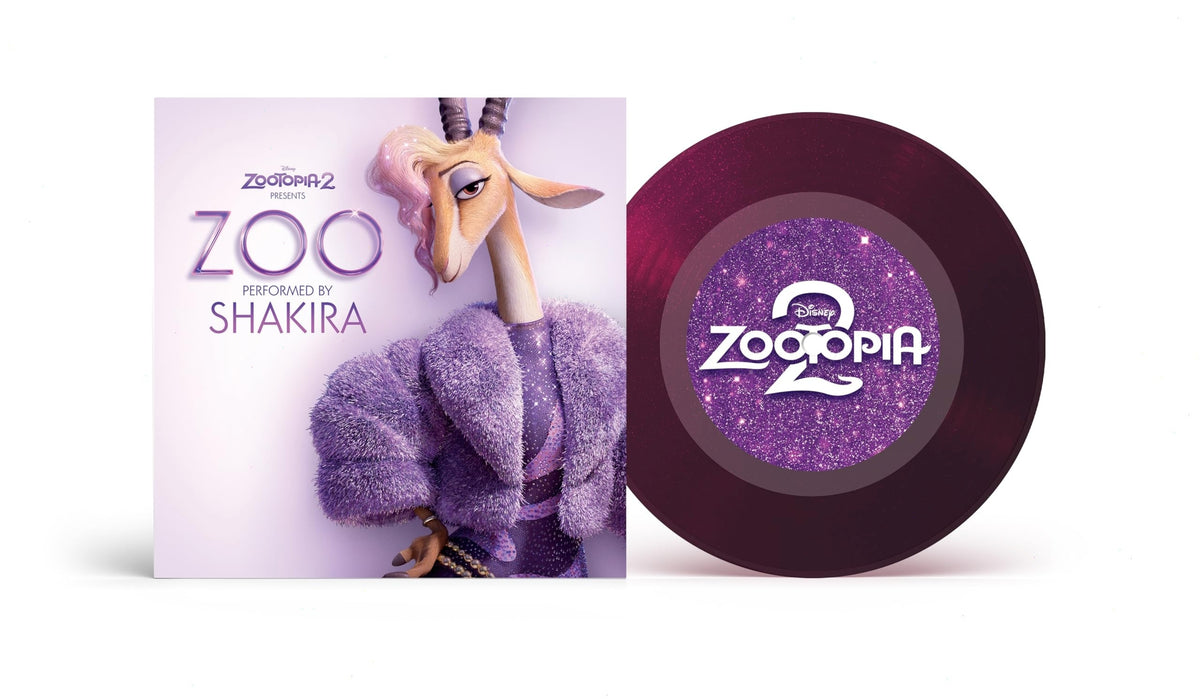 Shakira - Zoo (from Zootopia 2) (Original Soundtrack) - (Clear Vinyl, Purple, Glitter) - [Vinyl]