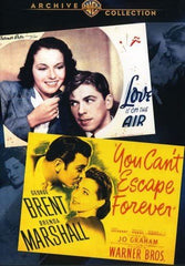 Love Is on the Air / You Can't Escape Forever - (Black & White, Full Frame, Mono Sound) - [DVD]