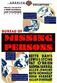 Bureau of Missing Persons - (Black & White, Full Frame, Mono Sound) - [DVD]