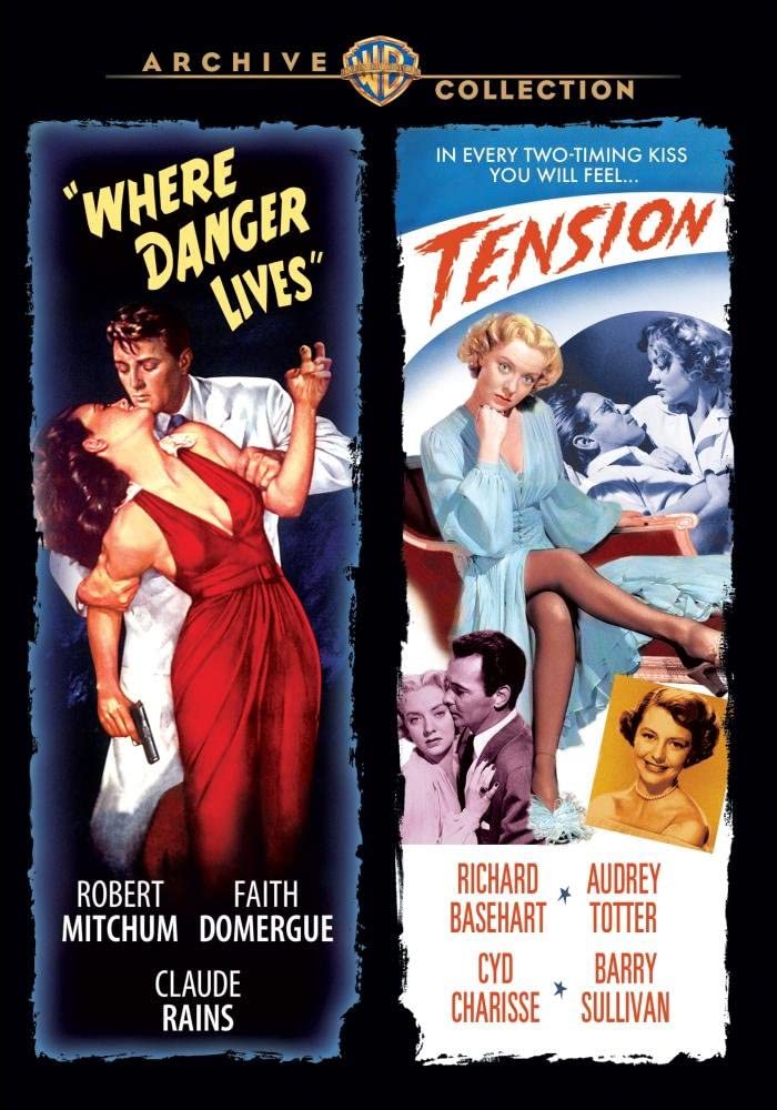 Where Danger Lives / Tension - (Full Frame, Amaray Case, Mono Sound, Subtitled) - [DVD]