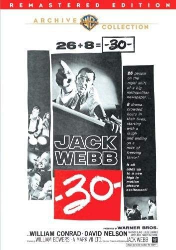 -30- - (Remastered, Black & White, Widescreen, Mono Sound) - [DVD]