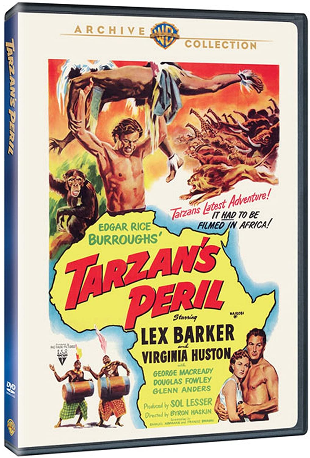 Tarzan's Peril - (Full Frame, Black & White, Mono Sound) - [DVD]