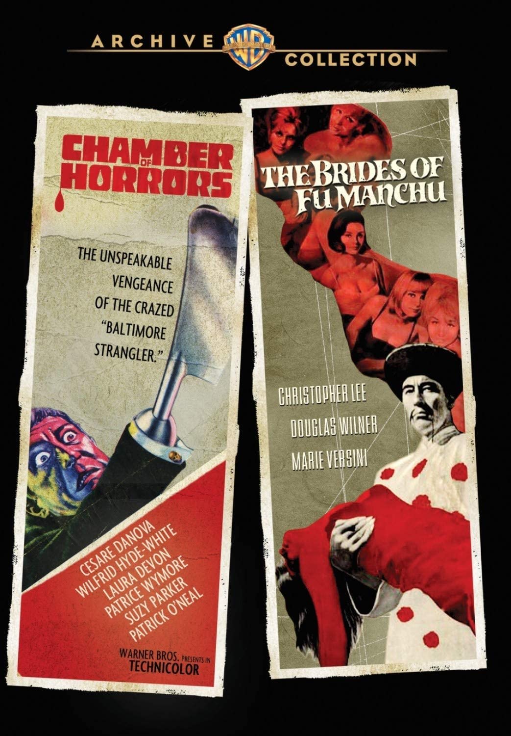 Chamber of Horrors / The Brides of Fu Manchu - (Amaray Case, Subtitled) - [DVD]